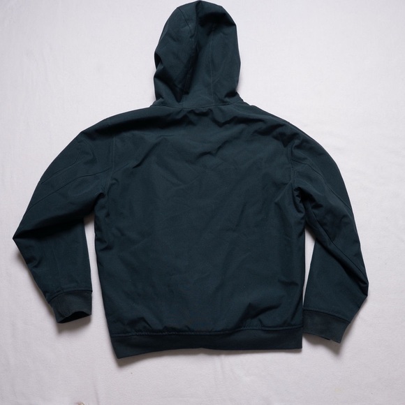 Fox Racing Moto-X Navy Machinists Bomber Coat Hood Men’s XXL, Quilted Lining EUC - Picture 2 of 12